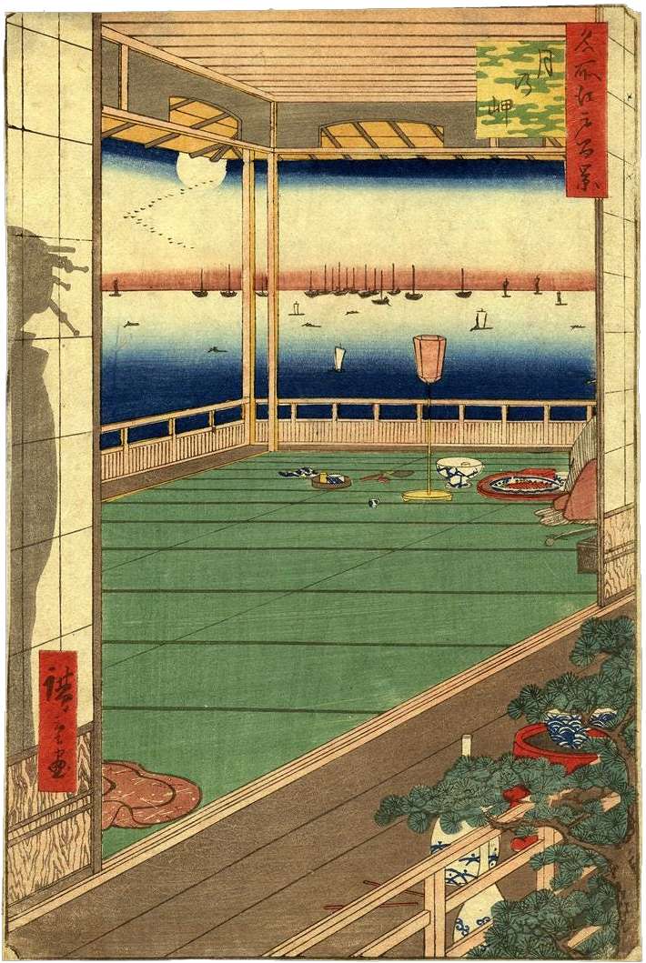 Moon-Viewing Point by Utagawa Hiroshige (Ando)